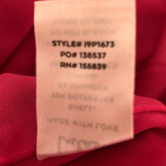 Lulus Love Me Tomorrow Jumpsuit Off The Shoulder Wide Leg Hot Pink NWT Size XS - Picture 11 of 12